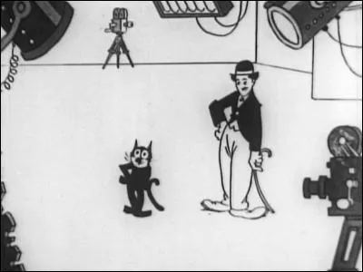 Cr par Otto Messmer, il apparat en 1923 aux cts de Charlot, dans un dessin anim muet !