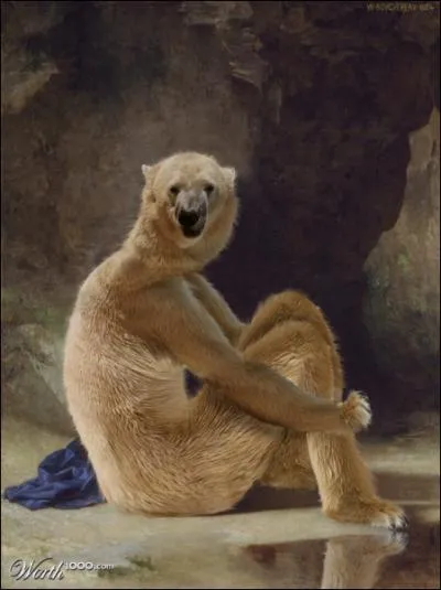 Mais lui, c'est un original, il veut absolument ressembler  ...