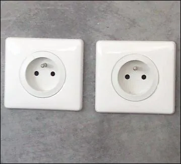 Dans quel emplacement une prise de courant 230 V est-elle interdite ?