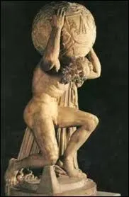 C'est un gant. Avec ses frres ila combattu Zeus. En punition il a t condamn  porter le ciel sur ses paules. C'est ...