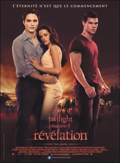 Sur l'affiche franaise du film, Bella et Edward sont habills de la mme faon que ...