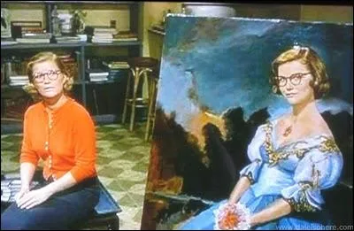 La blonde de la photographie est la blonde de second voire de troisime plan du film. C'est Barbara Bel Geddes (Madame Ewing mre dans la srie TV Dallas) qui tient ce rle d'amoureuse transie dans ?