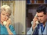 Cette scne entre Doris Day et Rock Hudson est tire d'une de leurs comdies les plus connues et apprcies. Elle est dcoratrice, il est compositeur. C'est ?