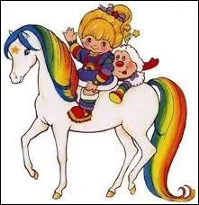 Dans quel dessin anim Blondine, aide par son cheval Tagada, a-t-elle dcid d'apporter le bonheur sur Terre ?