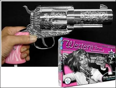 Est-ce vraiment l'Amrique... Ce pistolet agrment de rose est ?