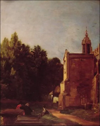 Le porche d'une glise