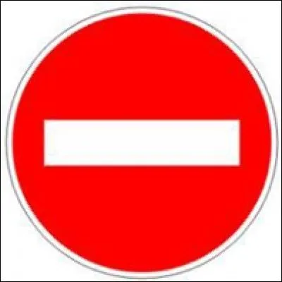 Que reprsente ce panneau ?