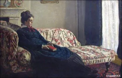 Mditation (la femme de l'artiste au canap), 1871