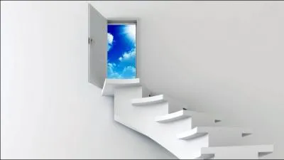 Si on montait les escaliers, on arriverait dans...