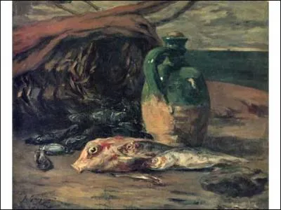 Nature morte avec des poissons, 1878.