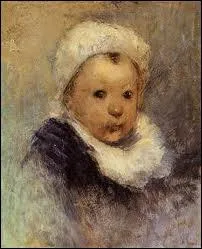 Portrait d'enfant (Aline) 1877- 1878