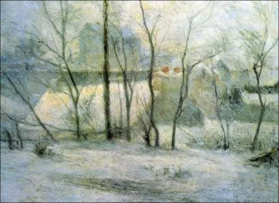Jardin sous la neige, 1879