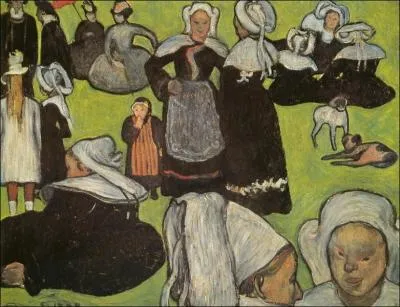 Bretonnes dans la prairie, 1888