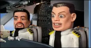 Ces deux hommes sont le pilote et le co-pilote du vol...