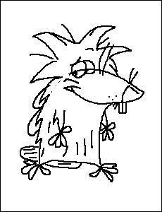 Dans 'les castors allums', de quelles couleurs sont les castors?