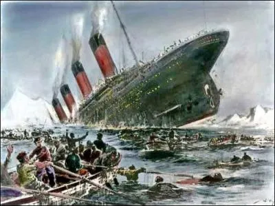 Combien d'hommes sont morts durant le naufrage (le pourcentage) ?