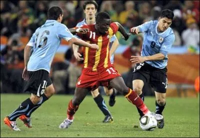 En Coupe du monde 2010 l'Uruguay :