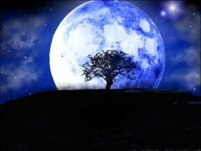 Sur terre, peut-on voir la lune de cette manire ?