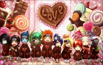 Cette image sort tout droit de la srie   Naruto   ! Mais que tient celui qui est tout  droite ?