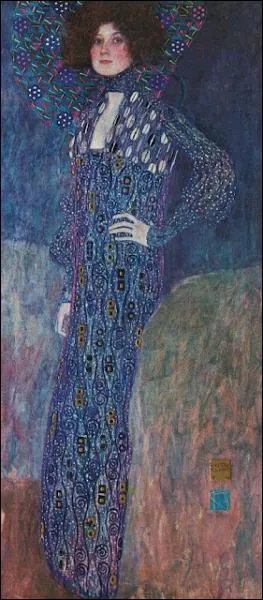 Portrait en bleu d'Emilie Floge, 1902