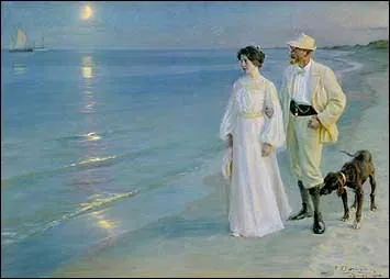Soir d't sur la plage de Skagen, 1899