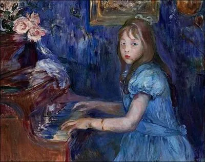 Lucie Lon au piano