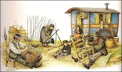 Qu'ils soient venus du fond des ges / Tous les gitans, tous les tziganes / Un violon leur a bris l'me / Ils en gardent parfois des larmes.