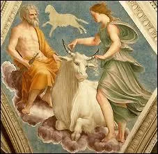 Je suis la fille d'Agnor, roi de Phnicie. Je suis si belle que Zeus tombe amoureux de moi, se transforme en taureau blanc aux cornes dores et m'enlve. Je suis :