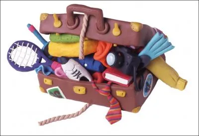 Qu'est-ce qui était rouge et jaune à petits pois dans ''La Valise'' de Dorothée ?