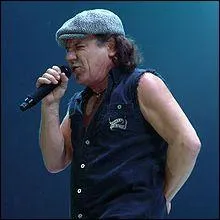 Brian Johnson, chanteur du groupe AC/DC, est...