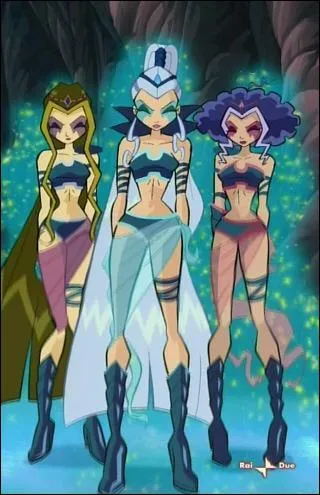 Les Trix s'appellent Icy, Darcy et Mirta :