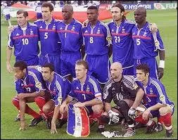 C'est une photo de la finale d'une grande comptition internationale. Il s'agit des Bleus de l'quipe de France...