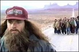 Qui a dcid de traverser les Etats-Unis  la course  pied ?