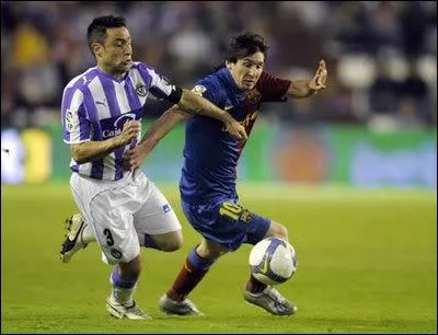 En championnat d'Espagne de football 2008-2009, dans la dixime journe, le FC Barcelona a gagn contre le Real Valladolid sur un score de :