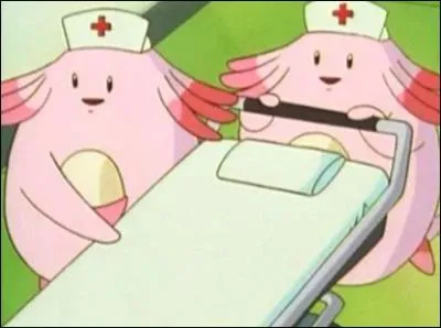 Dans les dessins anims de Pokmon, Chansey est utilis pour aider l'infirmire Joy/Jolle au Centre Pokmon. Quel pokmon remplace Chansey  Unova/Unys ?