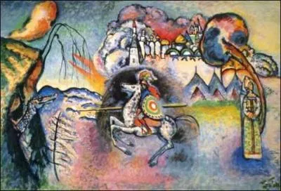 Le cavalier bleu (Der Blaue Reiter) a été peint par l'un des fondateurs du groupe éponyme fondé en 1911 à Munich. De qui s'agit-il (1866-1944) ?