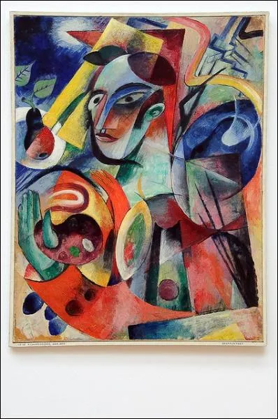 Membre du Cavalier Bleu de 1911 à 1912, chassé d'Allemagne en 1934 par les nazis, il s'exila définitivement aux Pays Bas en 1934. De qui est cet autoportrait (1889-1957) ?