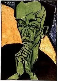 De qui est cet autoportrait d'un des quatre fondateurs du groupe Die Brücke qui, après 1912, exposa avec Der Blaue Reiter (1883-1970) ?