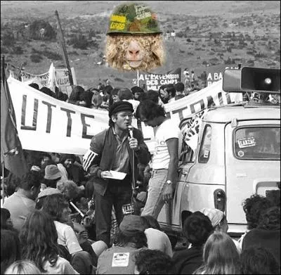 En France , en Juillet dbutent des manifestations paysannes contre l'extension d'un camp militaire. Dans quelle rgion se situt cette lutte paysanne ?