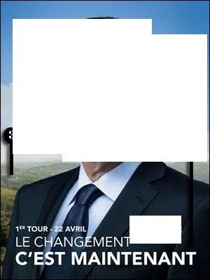 Cette affiche représente quel candidat ?