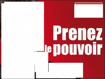 Quel candidat représente cette affiche ?