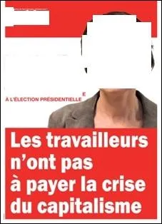 Et cette affiche électorale représente...