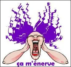 Irriter, excder une personne, c'est :