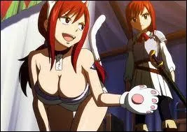 A qui Erza parle-t-elle sur cette image ?