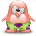 C'est l'ami de Bob l'ponge. Avec quelle toile de mer rose ce Tux est-il crois ?