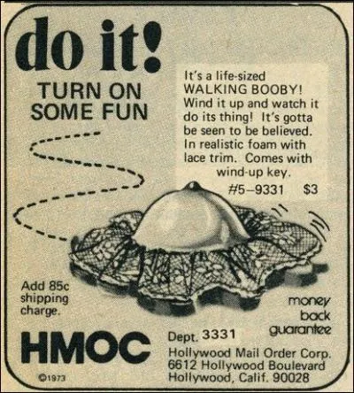 Vous n'allez pas en croire vos yeux (cliquez). C'est une publicit pour un objet mobile qui marche tout seul et qui est ... ?