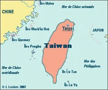 Quelle le portait le nom de Formose jusqu'en 1949 ?