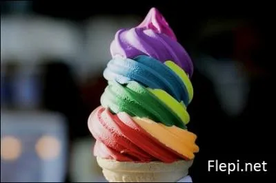 Quelle couleur n'a pas cette glace ?