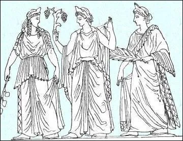 Les Heures taient souvent reprsentes :