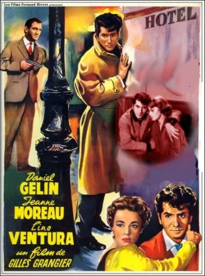 Un film du ralisateur Gilles Grangier tourn en 1958 avec Daniel Glin, Jeanne Moreau, Lino Ventura ... .
